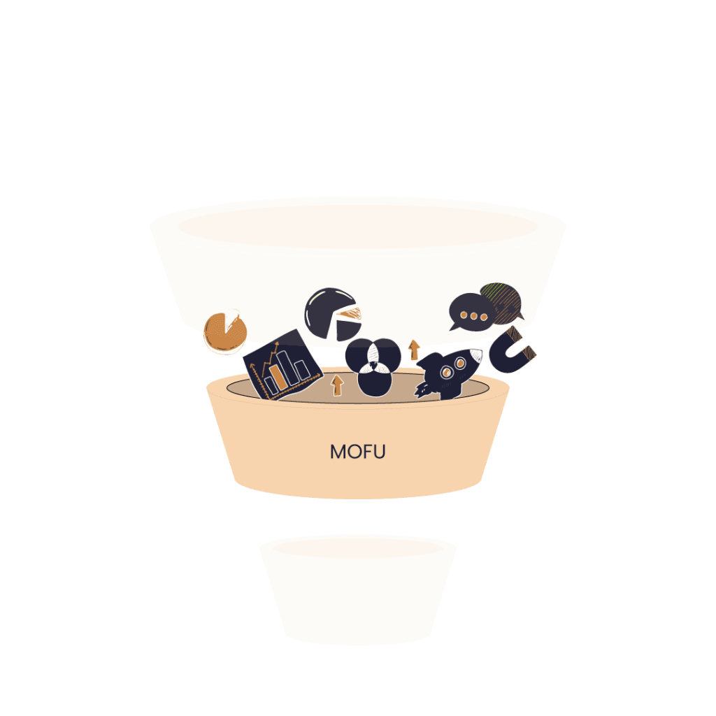 Middle of Funnel illustration